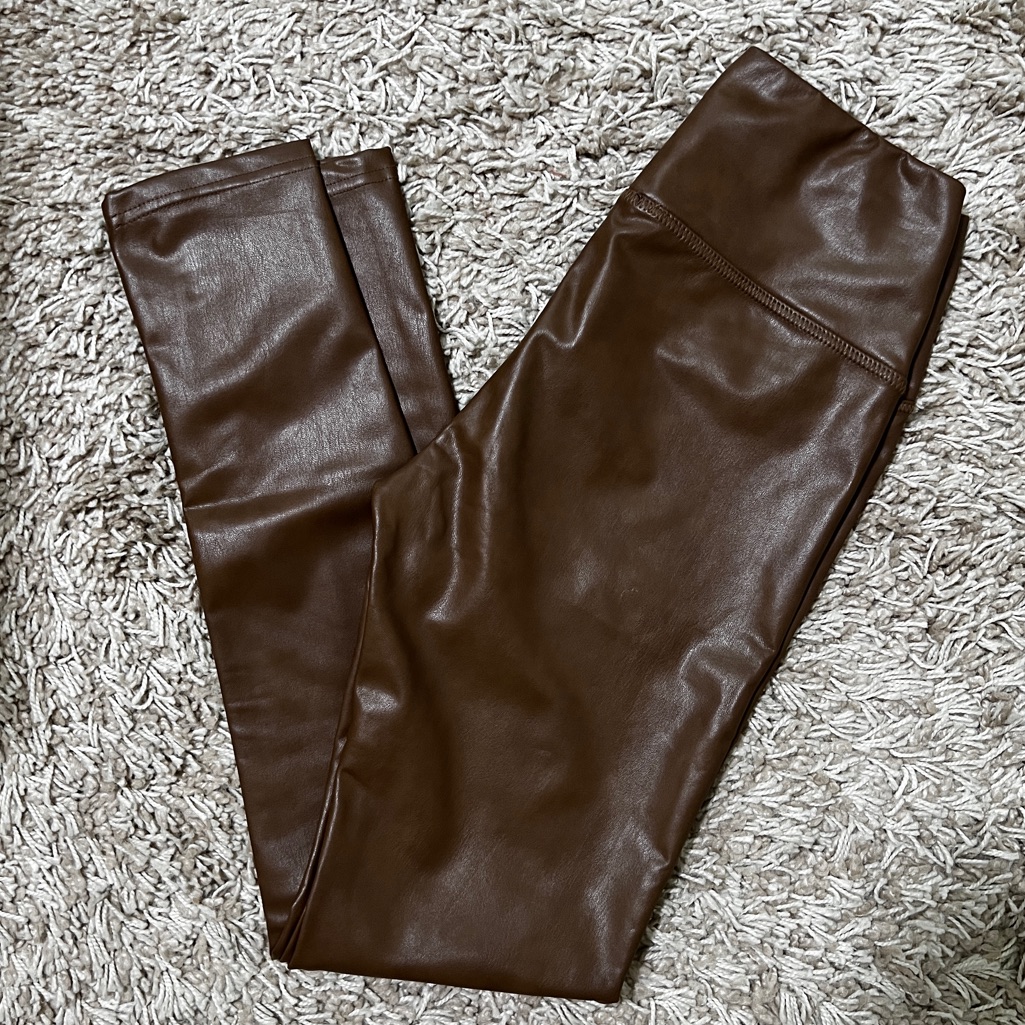 7 For All Mankind Leather Pant S